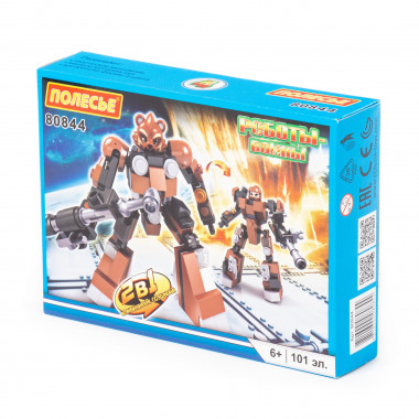 Конструктор Классик Роботы-воины-1.4 (101 элемент) — Полесье Россия