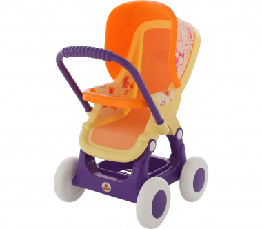 Коляска для кукол №2 прогулочная 4-х колёсная — Полесье Россия