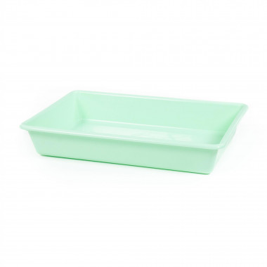 Лоток прямоугольный №8, 3,5 литра, 340х230х68 мм (бледно-бирюзовый) — Полесье Россия