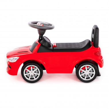 Каталка-автомобиль SuperCar №4 с музыкой (красная) — Полесье Россия