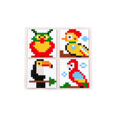 Конструктор Классик Мозаика №10 (птицы) (350 элементов) в пакете — Полесье Россия