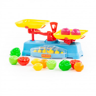 Игровой набор Весы + Набор продуктов (12 элементов) — Полесье Россия