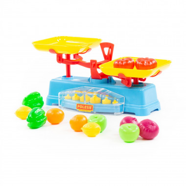 Игровой набор Весы + Набор продуктов (12 элементов) — Полесье Россия