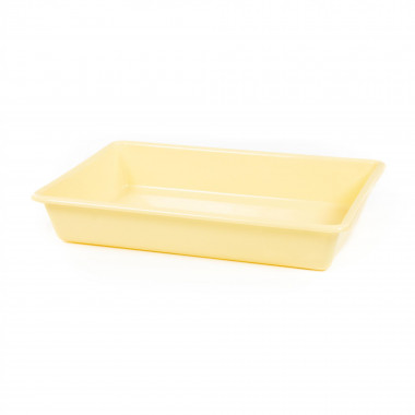Лоток прямоугольный №8, 3,5 литра, 340х230х68 мм (бледно-желтый) — Полесье Россия