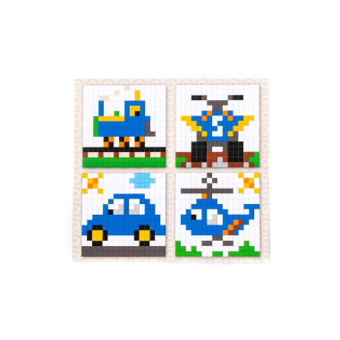 Конструктор Классик Мозаика №5 (транспорт) (350 элементов) в пакете — Полесье Россия