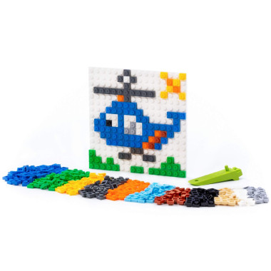 Конструктор Классик Мозаика №5 (транспорт) (350 элементов) в пакете — Полесье Россия