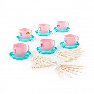 Набор детской посуды Минутка на 6 персон (V4) 30 элементов — Полесье Россия