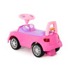 Каталка автомобиль SuperCar №3 розовая с музыкальным сигналом фото 3 — Полесье Россия