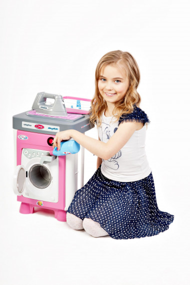 Игровой набор Carmen №2 стиральная машина с утюгом — Полесье Россия