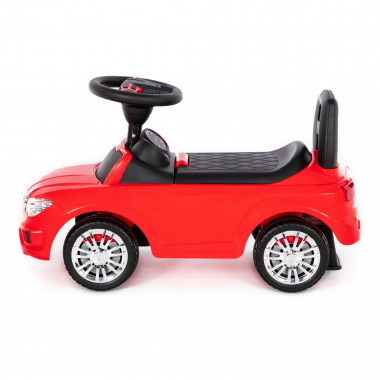 Каталка красный автомобиль SuperCar №5 со звуковым сигналом — Полесье Россия