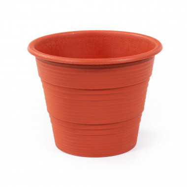 Большой цветочный горшок коричневый перламутр Виолетта №1, d283 мм - 7 л, h222 мм — Полесье Россия