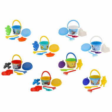 Песочный набор Disney с ведром средним с наклейкой (микс №13) — Полесье Россия