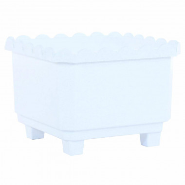 Цветочный горшок квадратный Эмиль 395x395х290 мм - 26 л голубой ЦВ — Полесье Россия