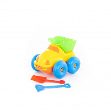 Набор №102: Блоппер, автомобиль-самосвал + лопатка малая №3, грабельки малые №3 — Полесье Россия