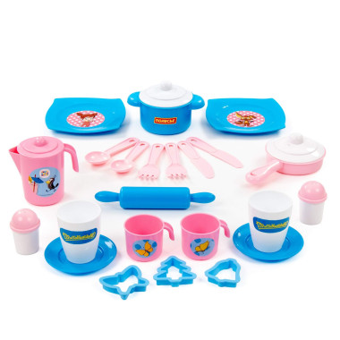 Набор детской посуды Простоквашино (26 элементов) (в коробке) — Полесье Россия