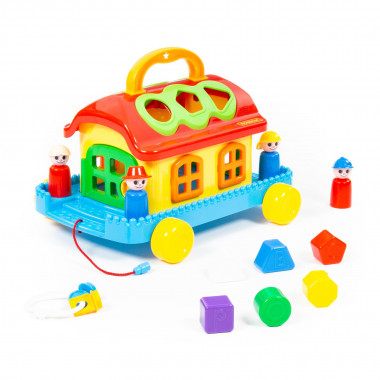 Сортер Сказочный домик на колёсиках — Полесье Россия