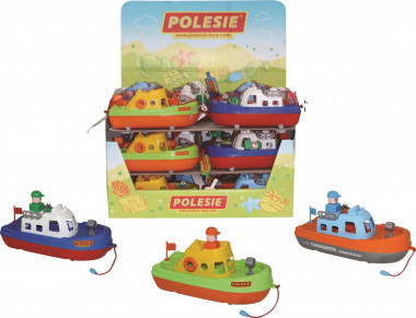 Катер (дисплей №7) (Катер Патруль - 5 шт., катер Спасатель - 5 шт., катер Карабинер - 5 шт.) ЗАКАЗ КРАТНО 15шт — Полесье Россия