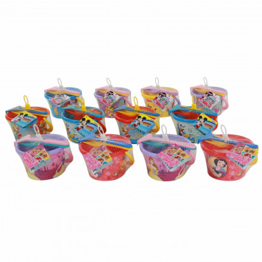 Песочный набор Disney с ведром средним с наклейкой (микс №15) — Полесье Россия