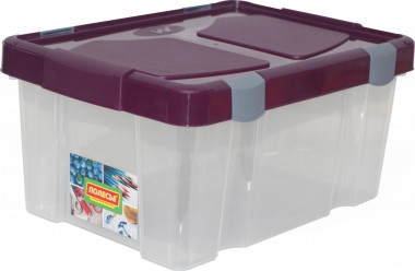 Ёмкость №50 для хранения с крышкой, 410х290х190 мм, 12 литров — Полесье Россия