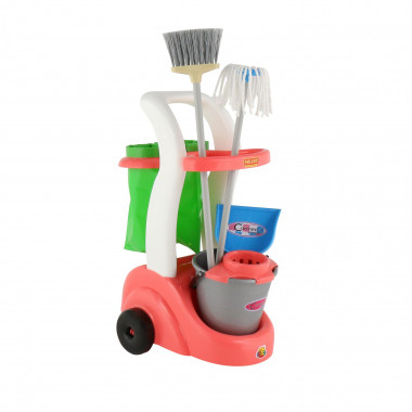 Игрушка тележка для уборки Помощница — Полесье Россия