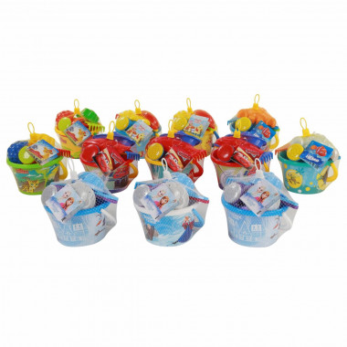 Песочный набор Disney с ведром средним с наклейкой (микс №14) — Полесье Россия