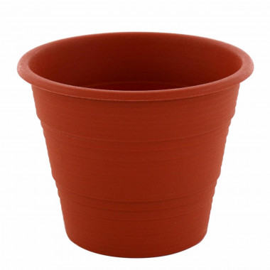 Напольный большой цветочный горшок коричневый Виолетта №4, d515 мм - 50 л, h394 мм — Полесье Россия