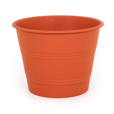 Напольный большой цветочный горшок коричневый Виолетта №4, d515 мм - 50 л, h394 мм — Полесье Россия