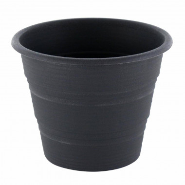 Напольный большой цветочный горшок темно-серый Виолетта №4, d515 мм - 50 л, h394 мм — Полесье Россия