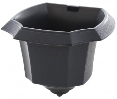 Цветочный горшок настенный Ника h130 мм - 4 л серый ЦВ — Полесье Россия