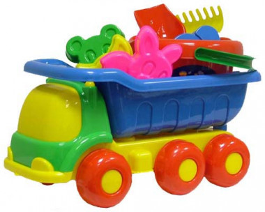 Набор №127: Самосвал Универсал с ведерком и формочками — Полесье Россия