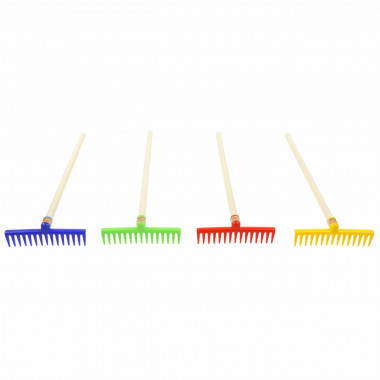 Грабли №17 с деревянным черенком (67 см) — Полесье Россия