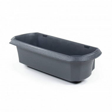 Цветочный горшок настенный Ника L=460 мм - 5 л темный серый ЦВ — Полесье Россия