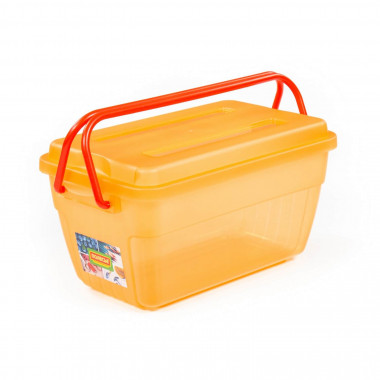 Ёмкость №53 для хранения с крышкой, 350х215х190 мм, 9 литров — Полесье Россия