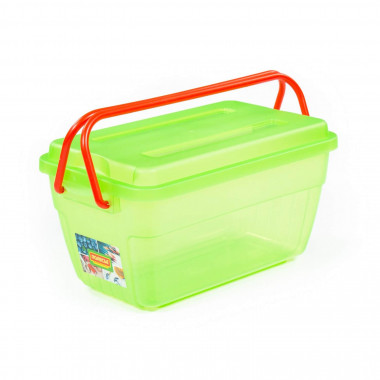 Ёмкость №53 для хранения с крышкой, 350х215х190 мм, 9 литров — Полесье Россия