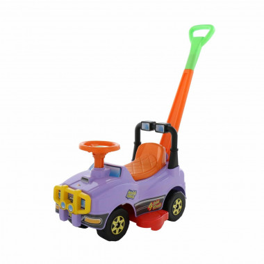 Машинка каталка с ручкой Джип Molto со звуком — Полесье Россия