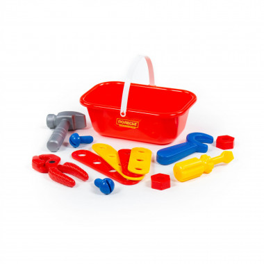 Набор Механик, 12 элементов в корзинке — Полесье Россия