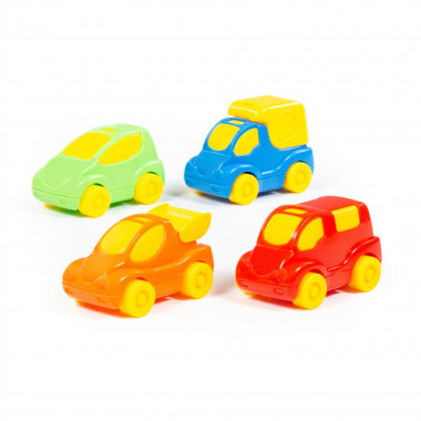 Автомобили Беби Кар (микс №1) 4 шт — Полесье Россия