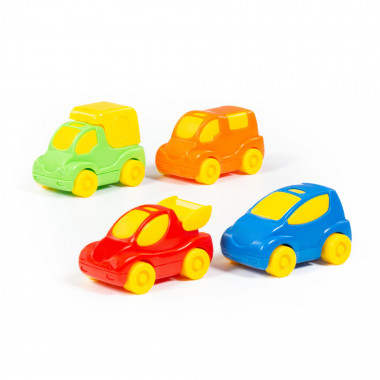 Набор из 4 автомобилей Беби Кар (микс №2) — Полесье Россия