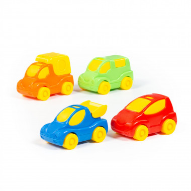Набор из 4 автомобилей Беби Кар (микс №2) — Полесье Россия