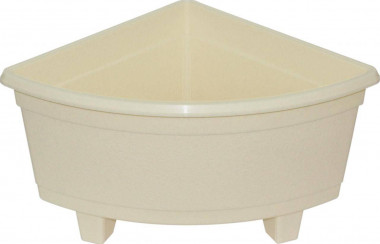 Цветочный горшок угловой Ян h=216 мм - 20 л желтый ЦВ — Полесье Россия