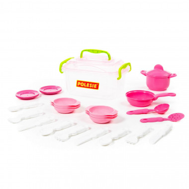 Набор детской посуды (35 элементов) — Полесье Россия