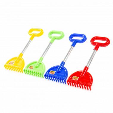 Грабли №20 с ручкой и алюминиевым черенком (34 см) — Полесье Россия