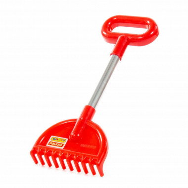 Грабли №20 с ручкой и алюминиевым черенком (34 см) — Полесье Россия